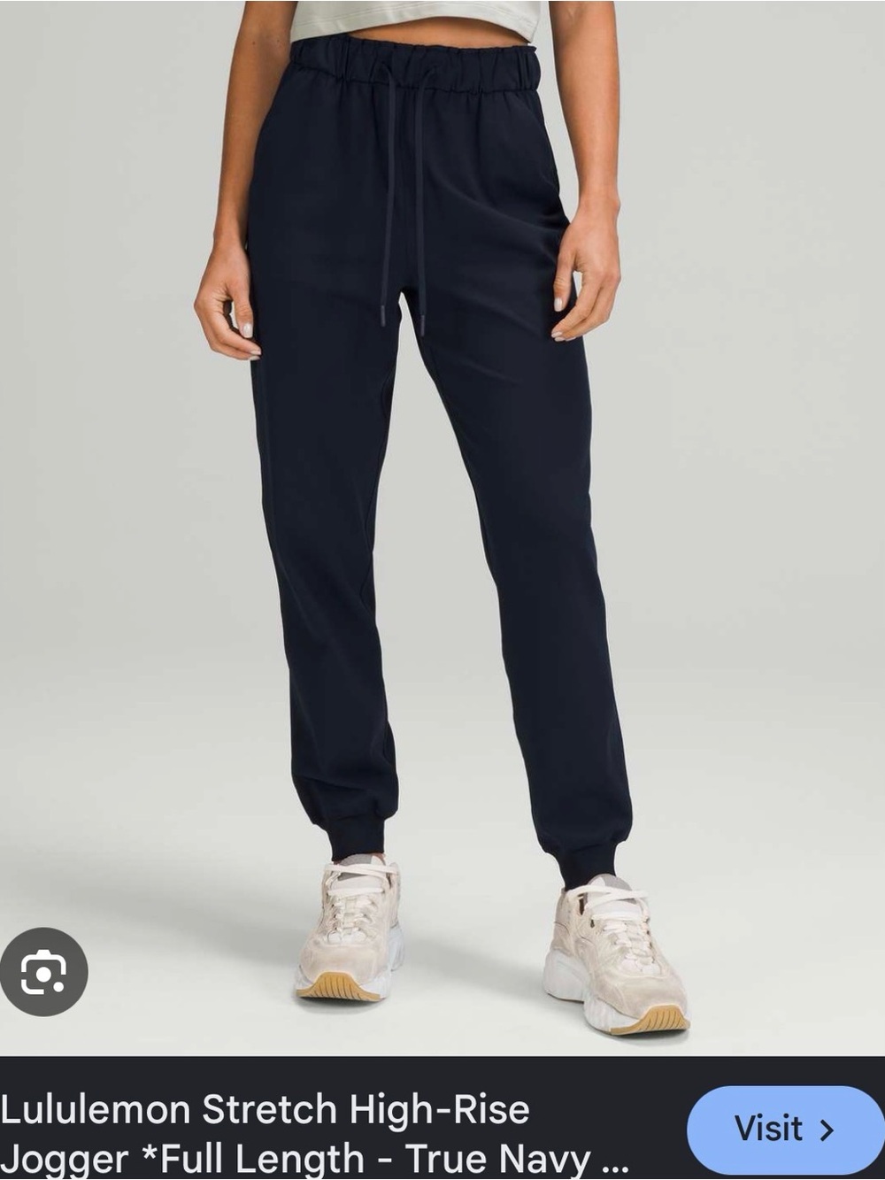 Lululemon High-Rise Stretch Jogger, Full Length, True Navy